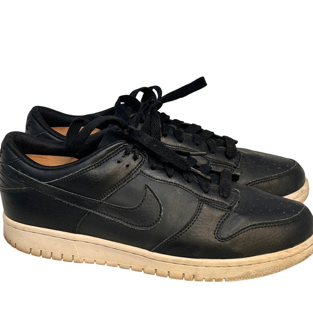Nike Dunk Low Black Sneakers Shoes Men's 10.5 904234-003 2017